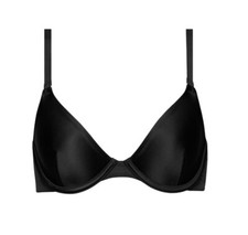 NWT Cuup Bra The Plunge Shine Black 36C