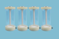 4PCS Fluidized powder hopper cup 1L for Electrostatic powder coating machine