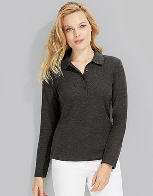 SOLs 11317 | Damen Longsleeve Poloshirt Podium / Vier Knöpfe