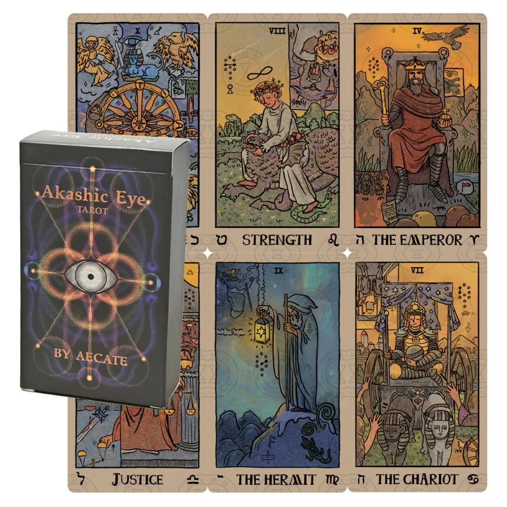 Akashic Eye Tarot 78 Pcs Tarot Cards with Reversed Images 12