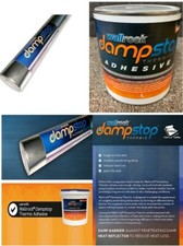 Wallrock Dampstop Damp Mould  seal Stop Barrier Foil Paper Roll / Adhesive Tin 