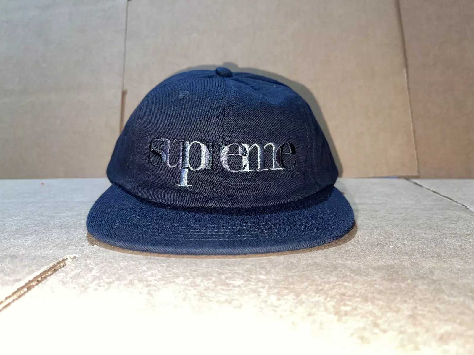 Capuchon noir Supreme Overlap taille unique S/S 17