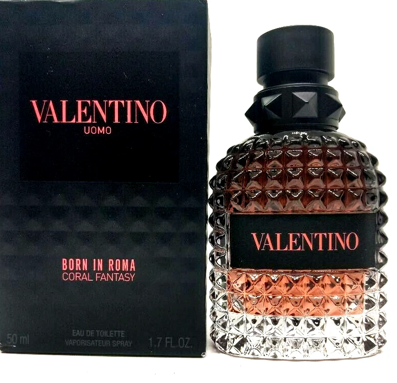 Fæstning ledningsfri Pludselig nedstigning VALENTINO UOMO BORN IN ROMA CORAL FANTASY EAU DE TOILETTE SPRAY 1.7 Oz / 50  ml | eBay