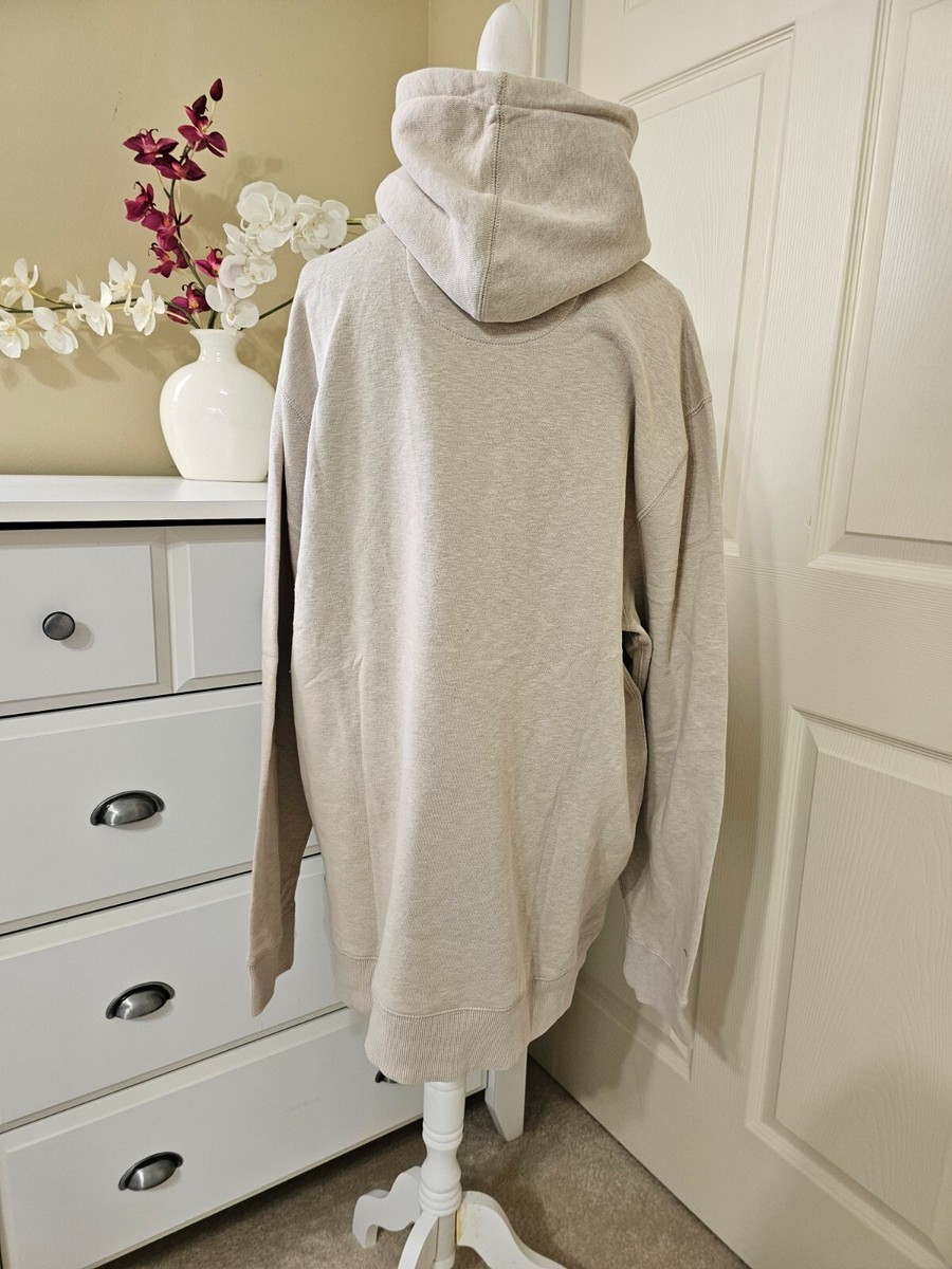 Newport Mens 2 Pc Fleece Tracksuit Oatmeal Hoodie & Charcoal Joggers Sz.XXL 