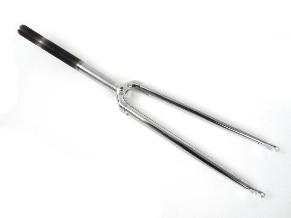 Gabel 1" fork klassisch Fixie Singlespeed Rennrad Chrom Stahl Retro NEU - Bild 3 von 4