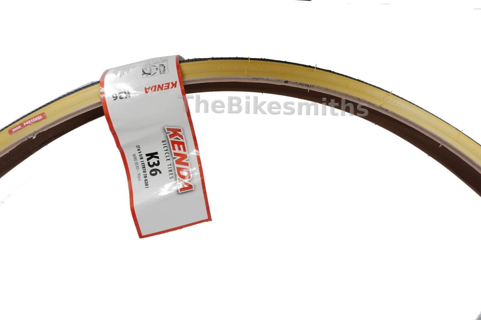 1 or 2Pak Kenda K36 27 x 1-1/8" High Pressure Bike Tire Blac