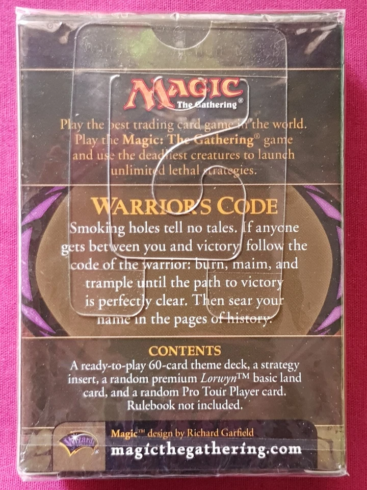 Magic The Gathering MORNINGTIDE WARRIOR'S CODE New Sealed Theme Deck MTG - Image 2 of 2