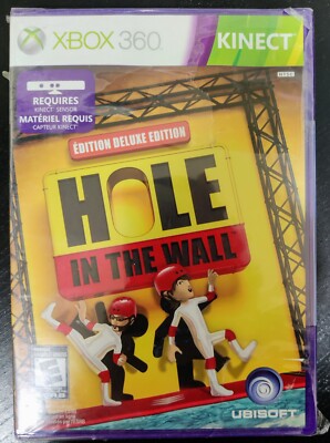 Hole in the Wall - Deluxe (Microsoft Xbox 360, 2011) Kinect, NEW! SEALED!! CIB