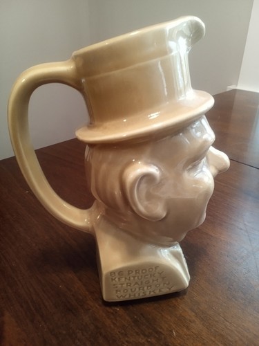 Vintage WC Fields Pitcher Mug - Kentucky Bourbon Whiskey - Turtle Bay Dist Co - Picture 3 of 4