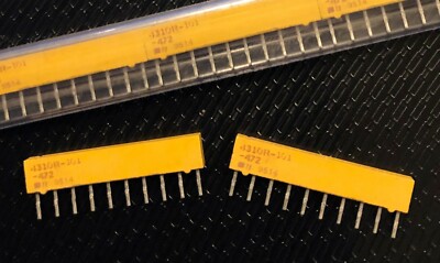 4310R-101-474LF Resistor Networks Arrays 470K 10Pin 2% Bussed Pack of 100 4310R-101-474LF Resistor Networks Arrays 470K 10Pin 2% Bussed Pack of 100