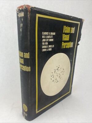 Vision and Visual Perception 1966 2nd Printing HC/DJ Graham Bartlett Brown Hsia