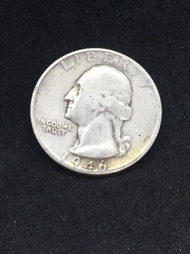 (1) 1946 D U.S. WASHINGTON QUARTER G-VG