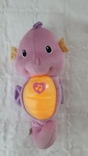 FISHER PRICE SOOTHE AND GLOW SEAHORSE PINK MUSIC LIGHT UP ANIMAL TOY
