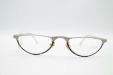 Vintage Amor 467 Silver Multicolor Oval Glasses Frame Eyeglasses NOS