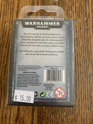 Warhammer 40k - Datacards: SPACE WOLVES - BRAND new - Picture 5 of 6