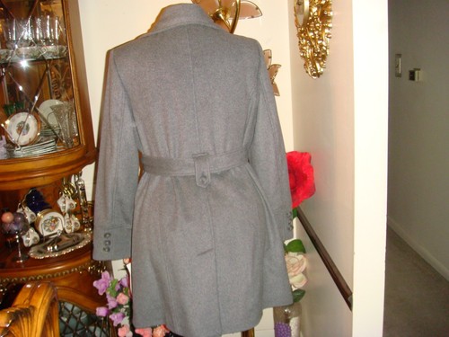 NWT Jones New York Womens Winter Coat Outerwear Charcoal Size 14W - Picture 4 of 5