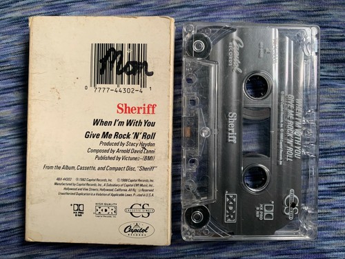Sheriff - When I'm With You / Give Me Rock 'n' Roll - Cassette Single - Picture 3 of 5
