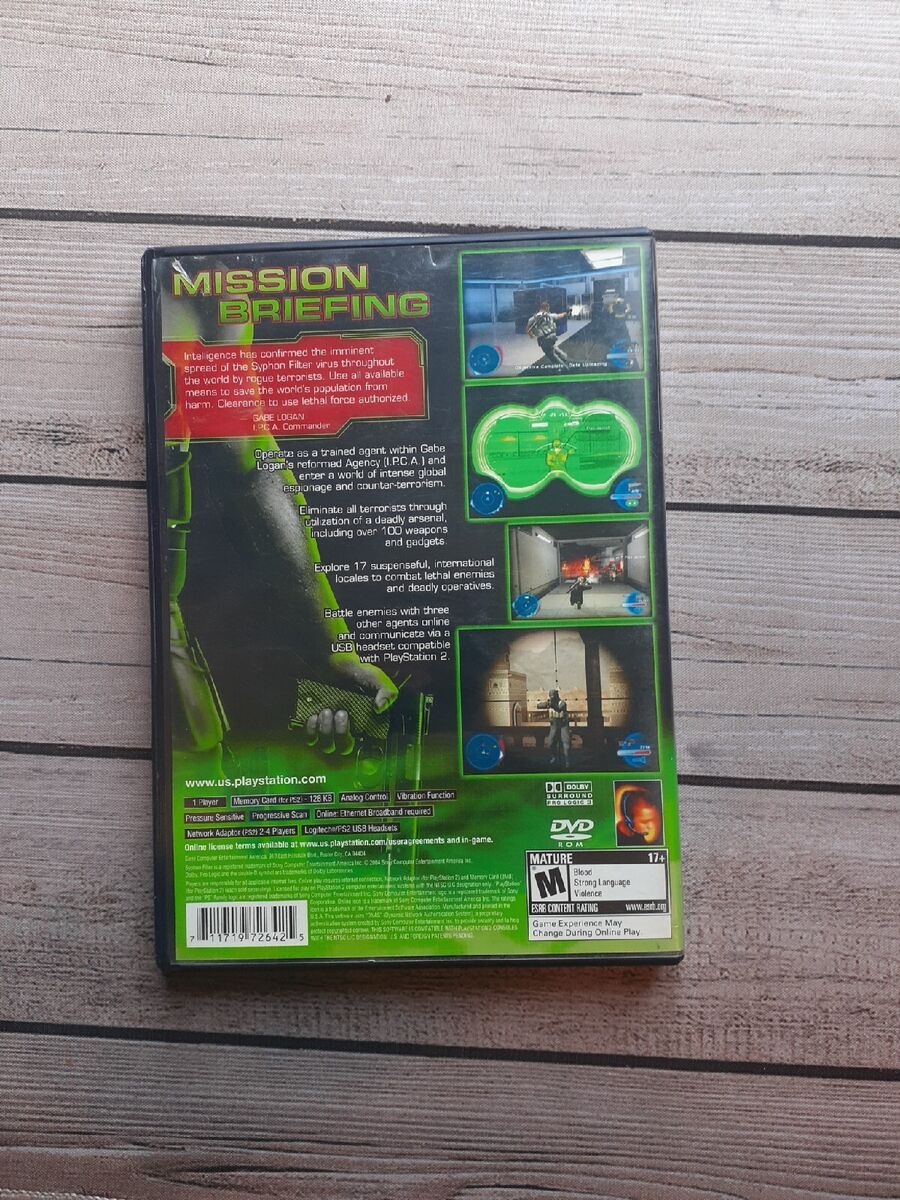 Syphon Filter The Omega Strain PlayStation 2 PS2 Complete CIB Authentic