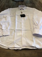 Clement Comfort Dress Shirt Size S in White