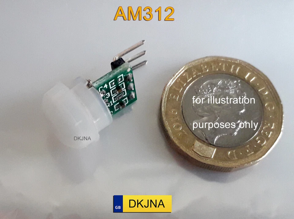 PIR Motion AM312 Mini IR Pyroelectric Infrared Human Sensor Automatic Detector - Image 3 of 4