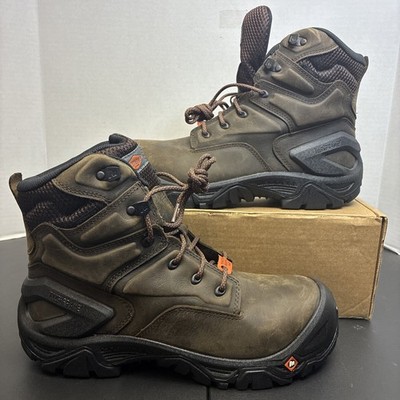Merrell Strongfield 7'' Waterproof Leather Composite Toe Men's Work Boot Size 10W