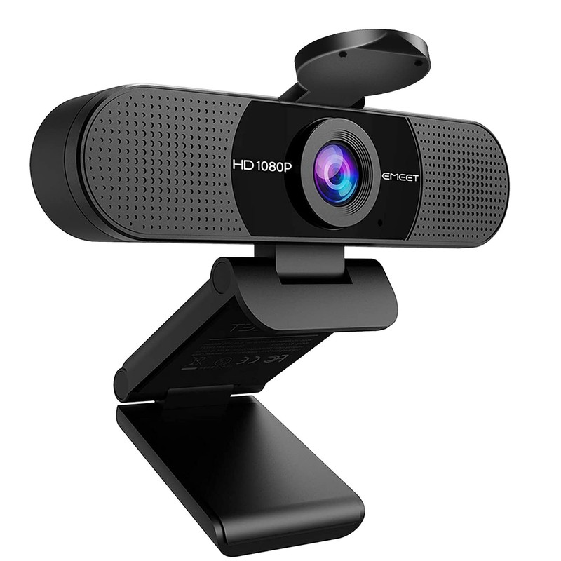 1080P Webcam with Microphone, C960 , 2 Mics Streaming Webcam, 90°FOV Computer...
