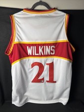 Dominique Wilkins Signed Custom Atlanta Hawks Jersey (Beckett Witness)
