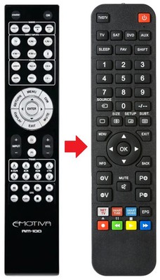 Fernbedienung geeignet für EMOTIVA RM100 | UMC-200 | UMC200