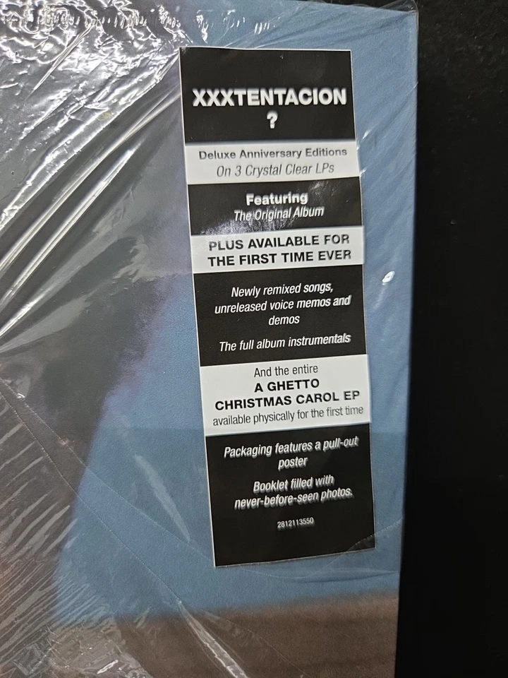 XXXTentacion ? 3lp CLEAR Vinyl Boxset 2019 Press W/Shrink/Hype/OG Box/Inserts NM - Image 3 of 4