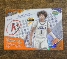 2024-25 Bowman's Best U Trent Perry Making the Grade Orange Refractor RC /25 SSP