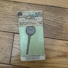 Walsco Electronics No. 1698-S Glo-Bar Thermister For Color TV 1.25 Ohms Vintage