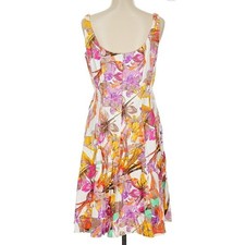 Nine West 12 Dress Fit and Flare Sleeveless Vibrant Hues NWOT