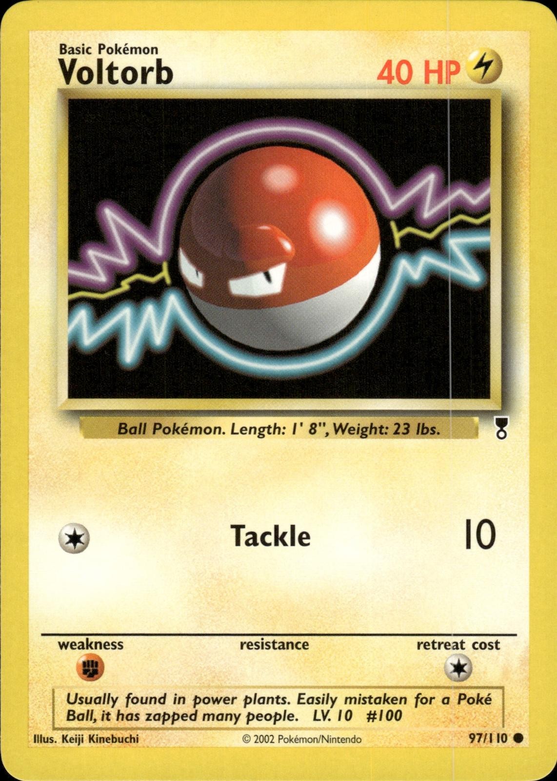 Pokemon Legendary Collection Common Voltorb 97/110 - Near Mint (NM)