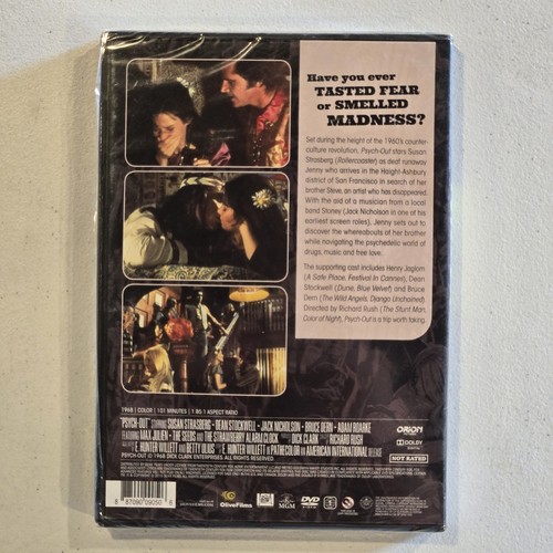 Psych-Out DVD 1968 PSYCHEDELIC THRILLER MUSIC CULT CLASSIC RARE OOP - BRAND NEW - Picture 2 of 3