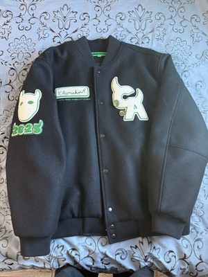 Tyler The Creator Chromakopia Black Varsity Jacket Wool XL Golf