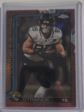 Topps 2025 Chrome Brenton Strange Rookie #137 Jaguars NFL Football Card. rookie card picture
