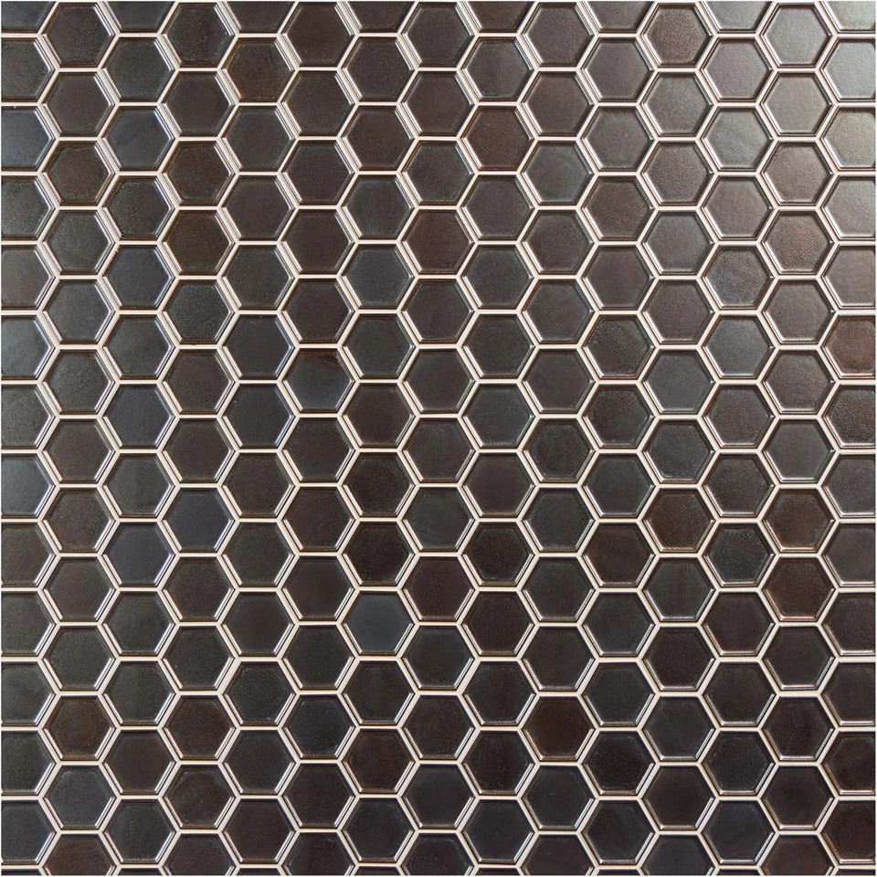 Мозаика шестиугольная в рамке Artefino Jewel 2-1/2 дюйма (10 шт. в коробке) (10,50 кв. фута на C - Изображение 3 из 4