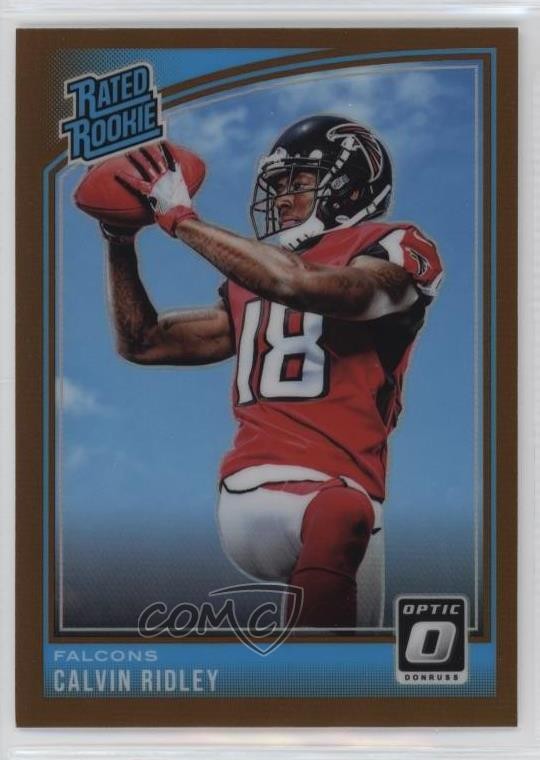 2018 Donruss Optic Rated Rookie Bronze Prizm Calvin Ridley #161 1pd