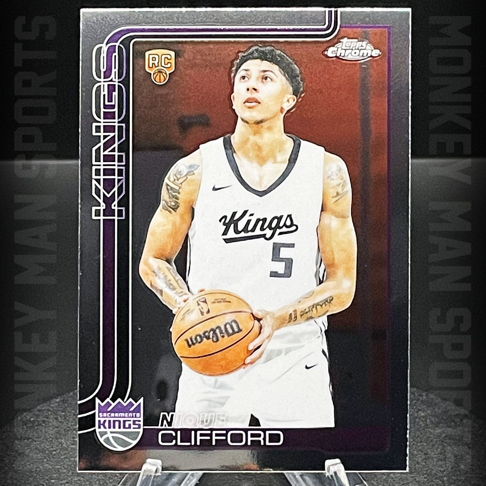 2025-26 Topps Chrome - Nique Clifford Rookie RC - #274 KINGS MINT