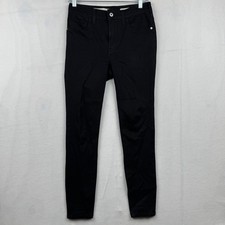 Pilcro and the Letterpress Anthropologie Black High Rise Denim Leggings Size 27