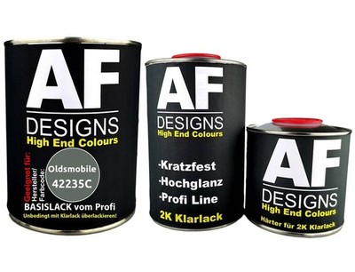 FÜR Oldsmobile 42235C Medium Dark Crystal Green 2,5L Autolack Set Klarlack Härte