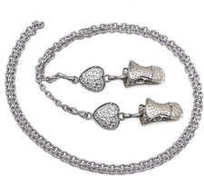 Glasses Chain Eyeglasses Strap Lanyard Holder Bling Stone Sunglasses Cord Clip-W