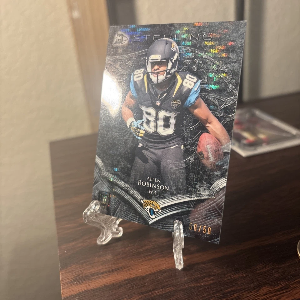 2014 Bowman Sterling #50/50 Allen Robinson #33 Pulsar Refractor  (RC) - Image 3 of 4