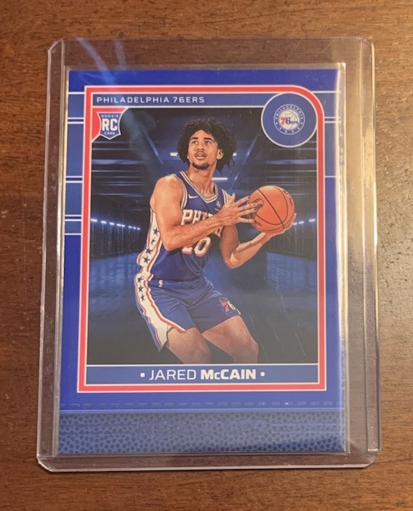 2024-25 Panini NBA Hoops Rookies Blue Jared McCain #246 Rookie RC