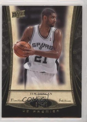 2007-08 UD Premier 61/99 Tim Duncan #65 HOF 2h4