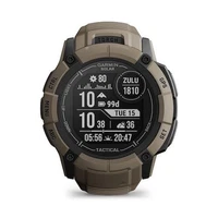 Garmin Instinct 2X Solar Tactical Edition Rugged GPS Smartwatch - Coyote Tan