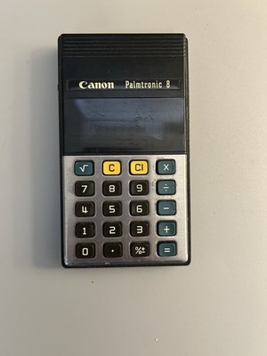 Calculatrice vintage Canon Palmtronic 8M en bon état - Accessoires informatique