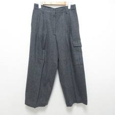 Good Condition DRIES VAN NOTEN Wool Herringbone Two Tuck Cargo Pants Size 36