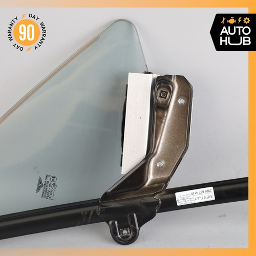 03-17 Bentley Continental GT Front Left Side Door Vent Window Glass OEM - Picture 10 of 14