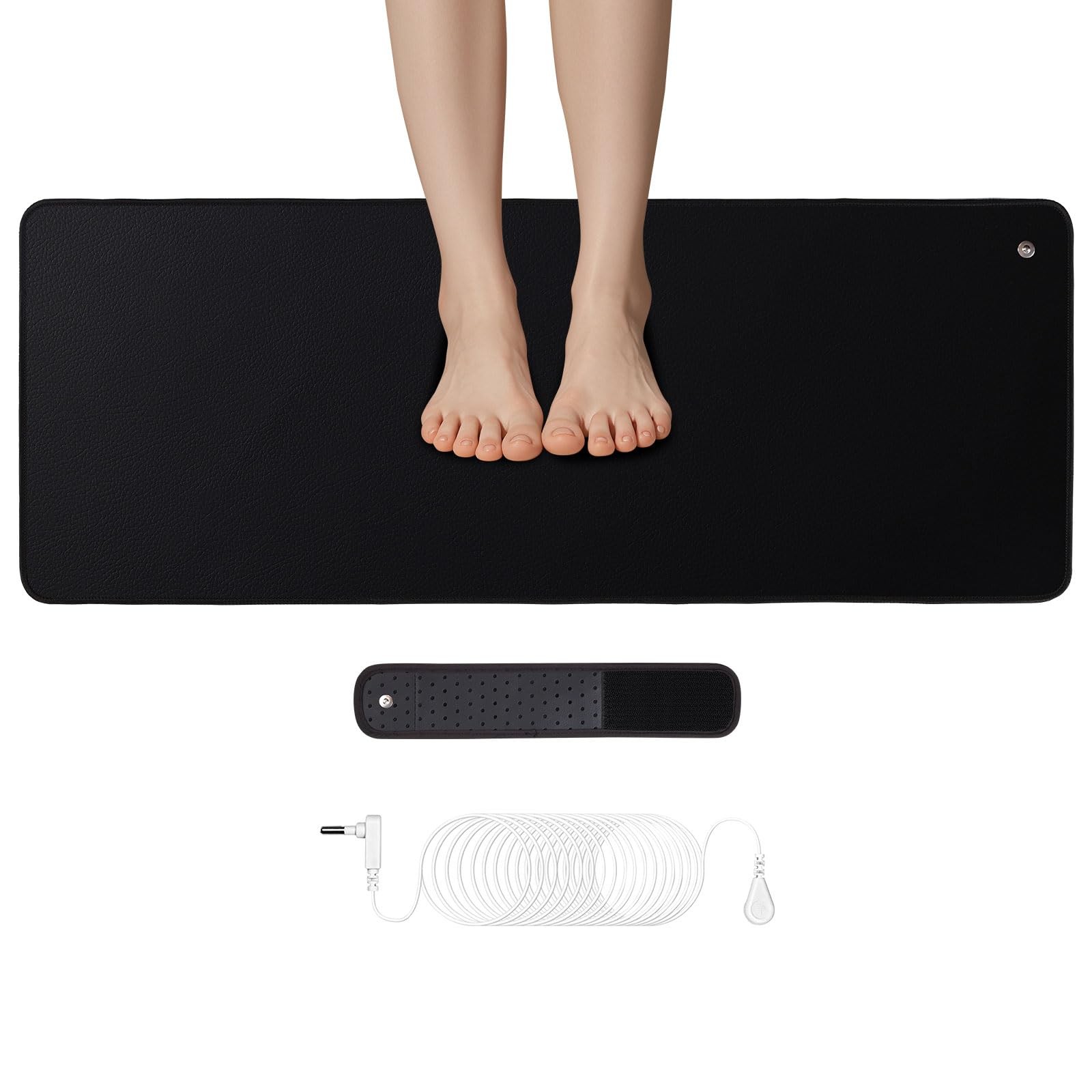Grounding Mat,Grounding Wrist Strap,Conductive Pad, Universal Black